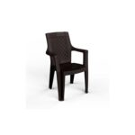 STOLICA PLASTIČNA SMEĐA BERGAMA 46x44x90cm