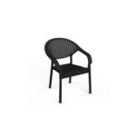 STOLICA ATLANTIS CRNA 62x44x82cm