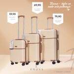 SET KOFERA EMONA BEŽ ELEGANCE