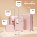 SET KOFERA EMONA ROZE