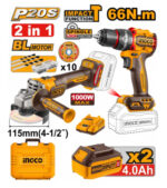 SET 2U1 AKU CKLI20256E INGCO - Image 2