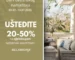 Baštenska garnitura na terasi tokom ljeta – BelaShop.ba